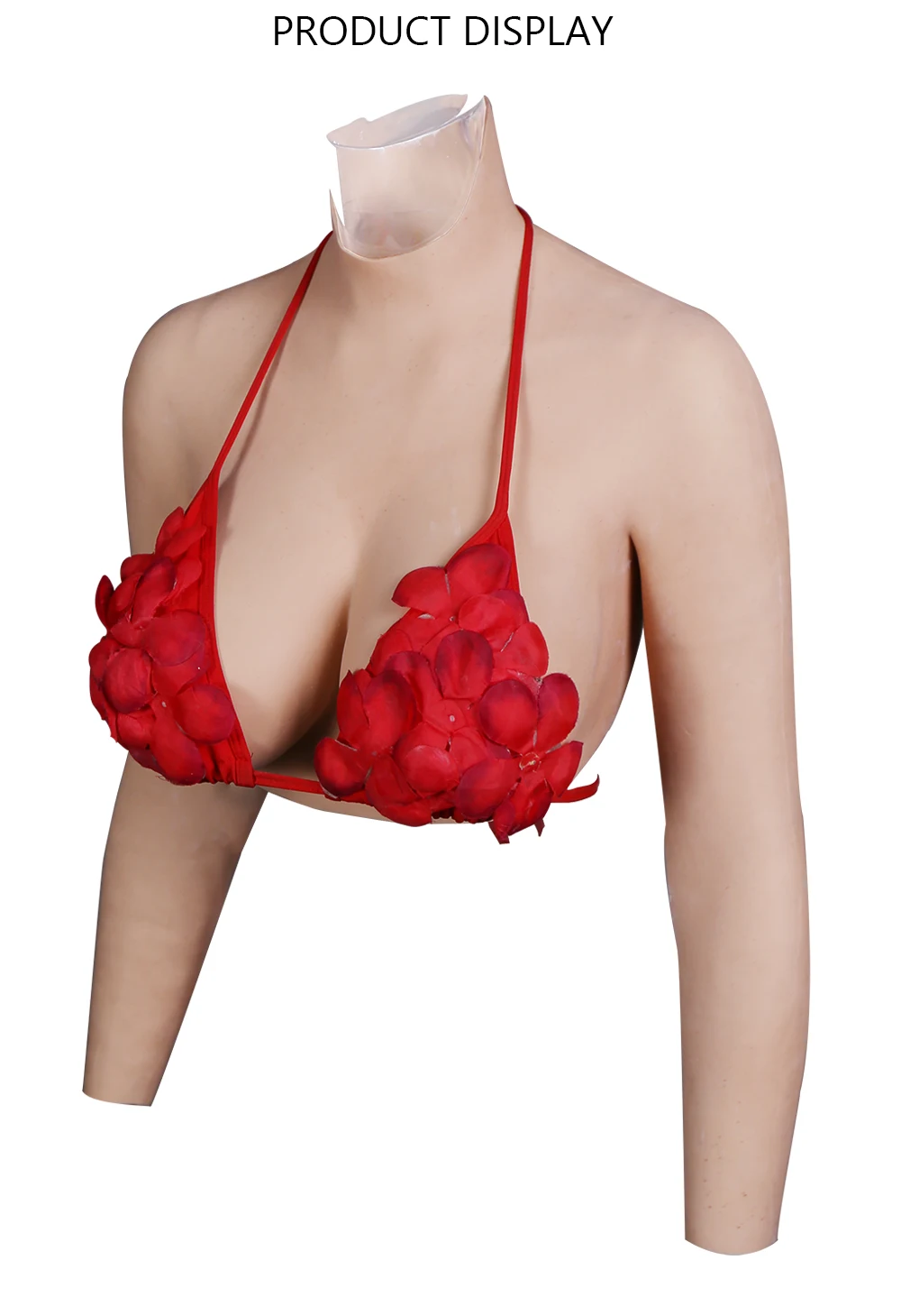Fake Boobs With Sleeves Realistic Silicone Breast Forms Tits Enhancer For Drag Queen Shemale Crossdresser Transgender Crossdressing (8)
