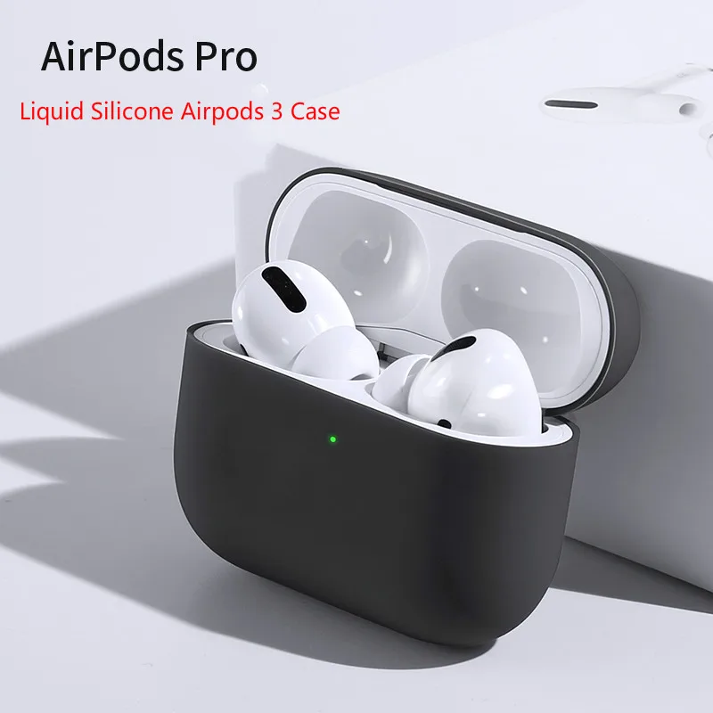 Силиконовый чехол, защитный чехол для Apple Airpods Pro TWS, Bluetooth наушники, мягкий силиконовый чехол для Airpods, защитный чехол s - Цвет: airpods pro