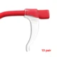 10 pares de soporte antideslizante de silicona de alta calidad para gafas, accesorios para gafas, gancho para la oreja Blanco/Negro, tapones para patillas de gafas deportivas