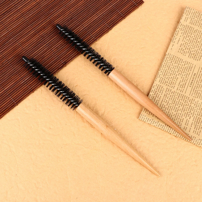 Wavy Curly Hair Brush Wood Handle Natural Fluffy Roll Red Round Comb Salon Hairdressing Styling Curler | Красота и здоровье