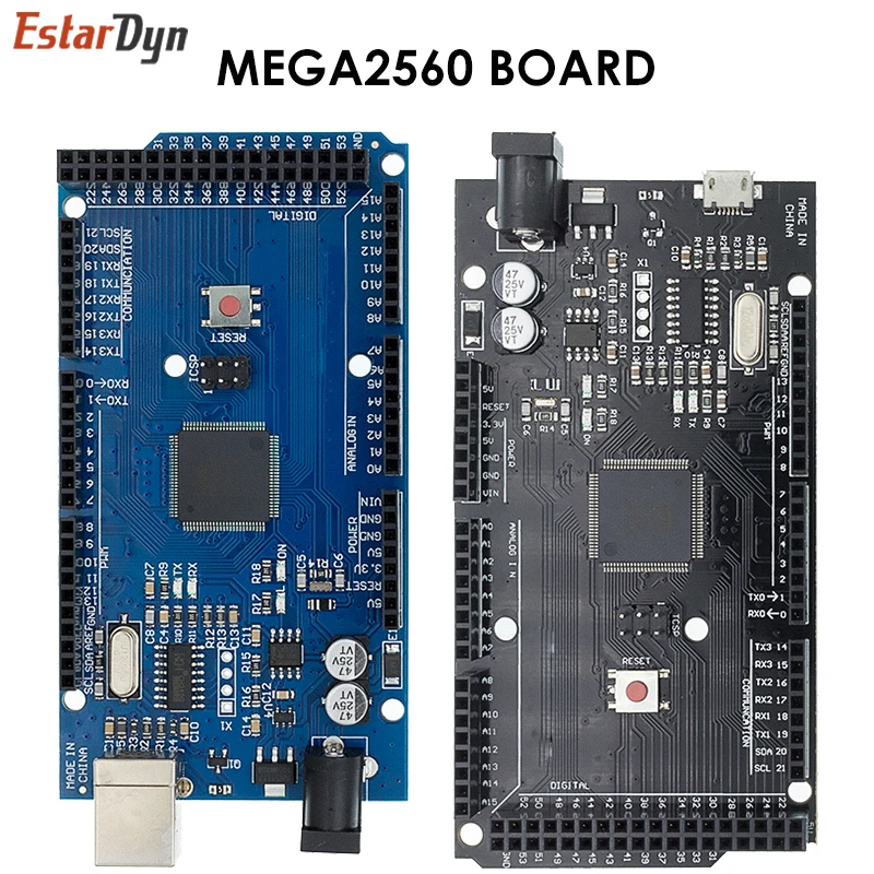 MEGA 2560 PRO Embed CH340G/ATMEGA2560-16AU Chip mit männlichen Pinheadern, kompatibel mit Mega2560 – Detail 2