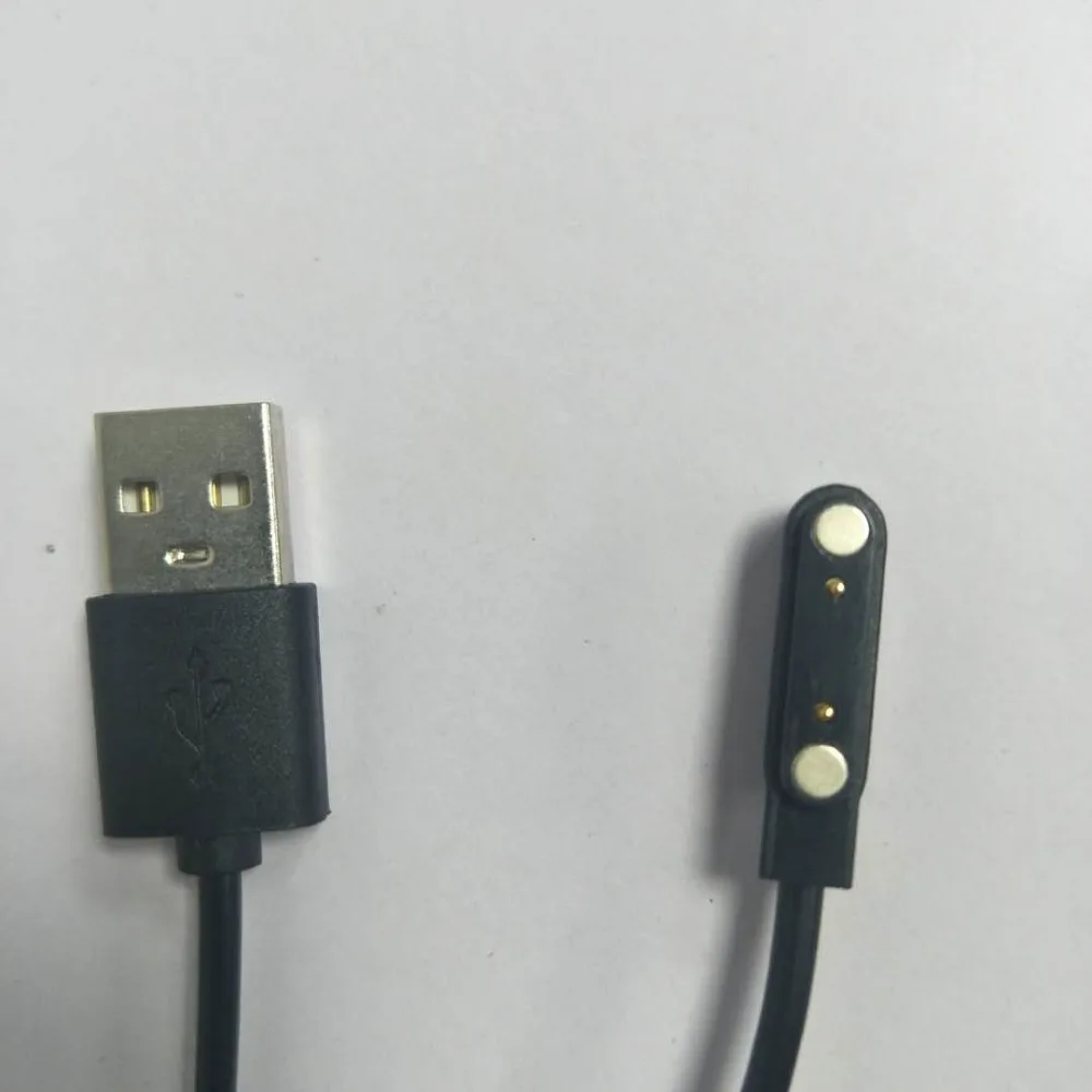 2-pin 2pin 7.62mm Smart Watch Cable Wristbands Magnet Charging Line Cable 2 pin Magnetic Suction Charge Emergency Backup Charger