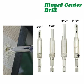 

4PCS/lot HSS Self Centering Hinger Drill Bit Center Positioned Carpenter Furniture Maker Bits Woodworking Punch DB03007