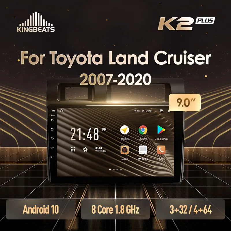 KingBeats штатное головное устройство For Toyota Land Cruiser LC 70 Series 2020 автомагнитола на