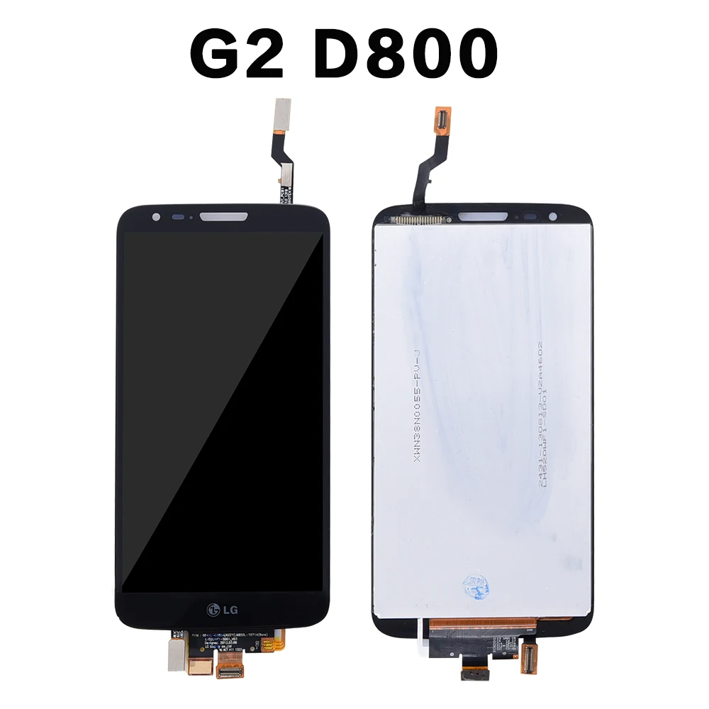 5,2 ''ЖК-дисплей для LG G2 D802 дисплей с сенсорным экраном дигитайзер сборка дисплей для LG G2 D802 lcd D800 D801 D805 D803