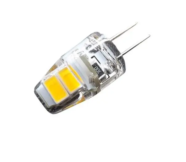 10 шт./лот G4 светодиодный DC6V силиконовая лампа лампочка для инструмента G4 6V светодиодный микроскоп Светильник лампы мини-лампа