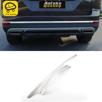 

CARMANGO for Volkswagen VW Atlas 2017-2019 Auto Car Trunk Rear Decoration Pad Chrome Trim Stickers Cover Exterior Accessories