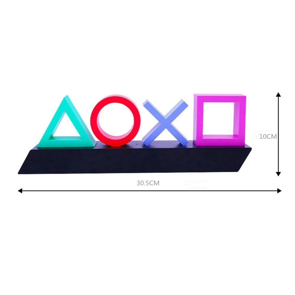 Voice Control Game Icon Light Acrylic Atmosphere Neon Dimmable Bar Atmosphere Lampara Club KTV Decorative Light Dropshipping 5