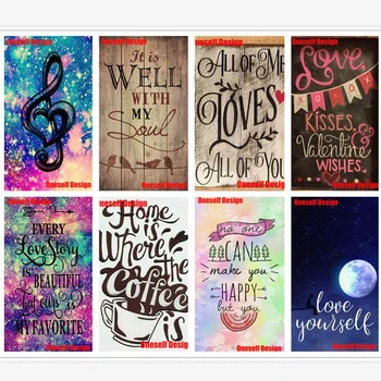 

great DIY Diamond Painting full square text “love” diy Diamond Embroidery Full 5d diamond mosaic sale diamond art kit music note