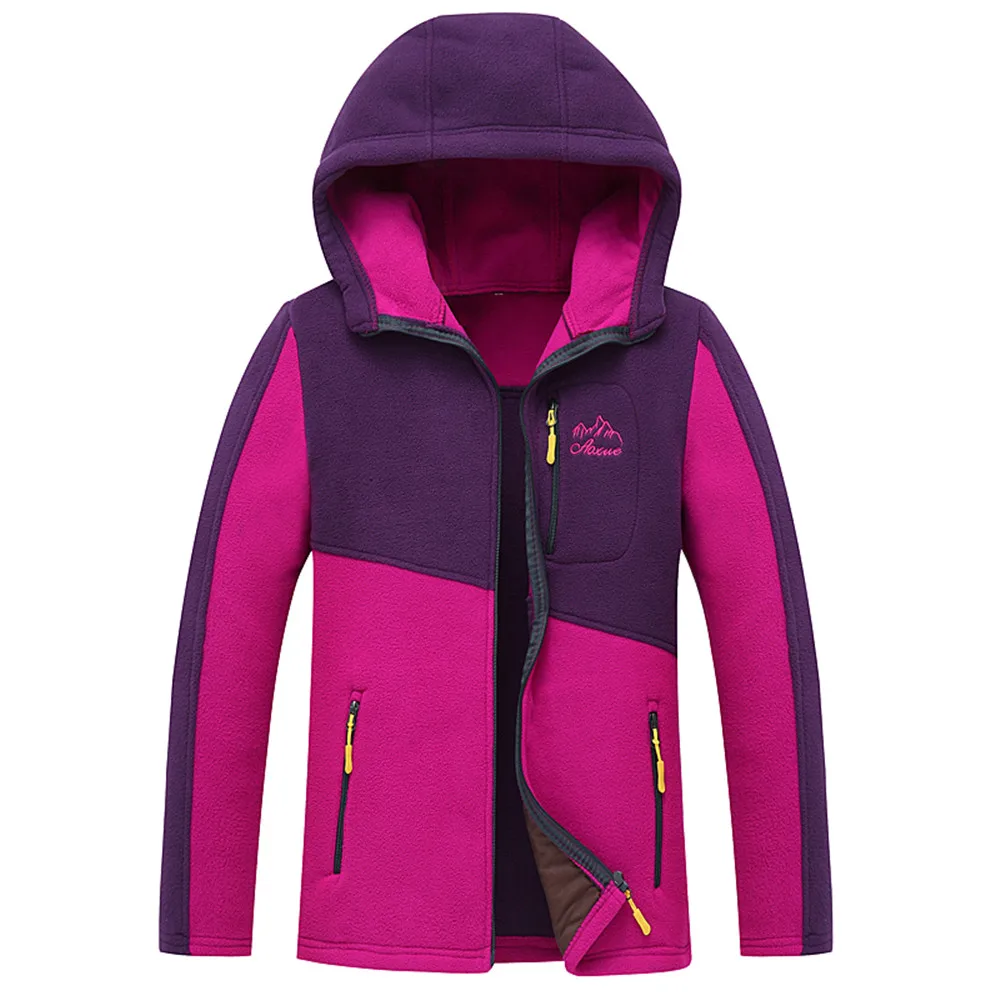 Женская куртка, флисовая куртка, Женская Осенняя зимняя куртка, уличная утолщенная куртка на молнии, флисовая спортивная куртка с капюшоном и воротником-стойкой, XL-5XL