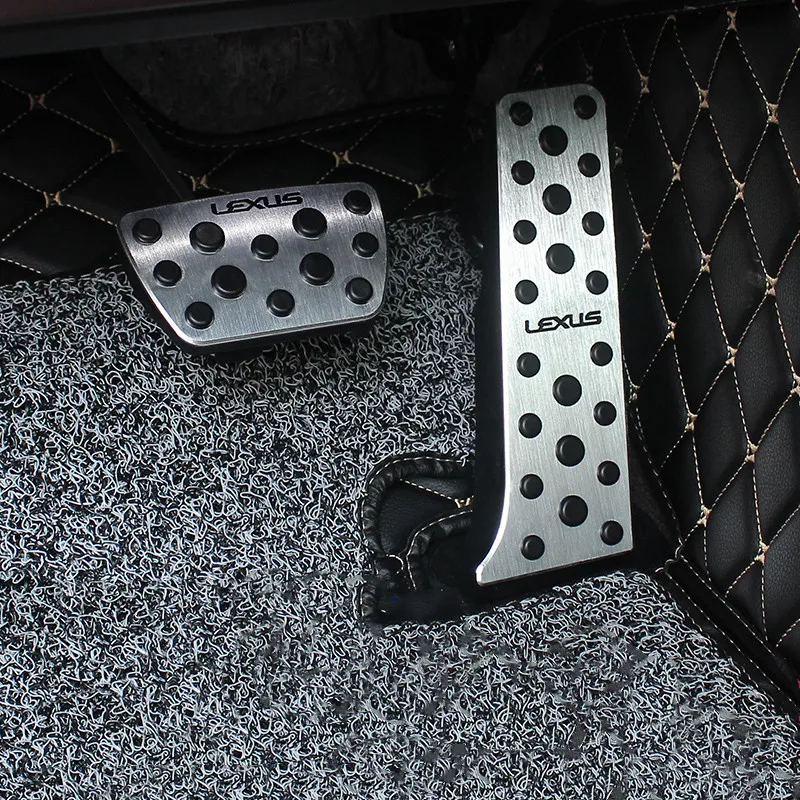 

Car Accelerator Pedal Decoration Non-slip Brake Pedal Modification Accessories For Lexus 2018 2019 ES200 ES260 ES300 Car Styling