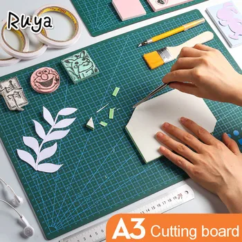 

Multifunction A3 Self Healing Pu Leather Cutting Mat Board DIY Sculpture Tool Hand Writing Cutter Pad Patchwork Tools school a4