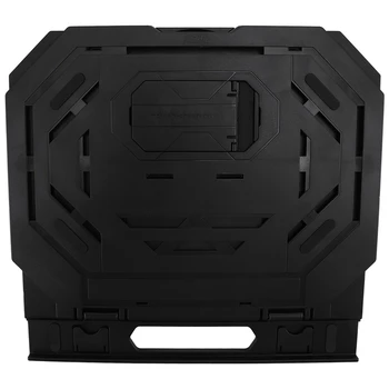 

Plastic Laptop Stand Folding Multifunctional 360 Degree Rotating Notebook Cooler With Phone Stand For 15Inch Laptop