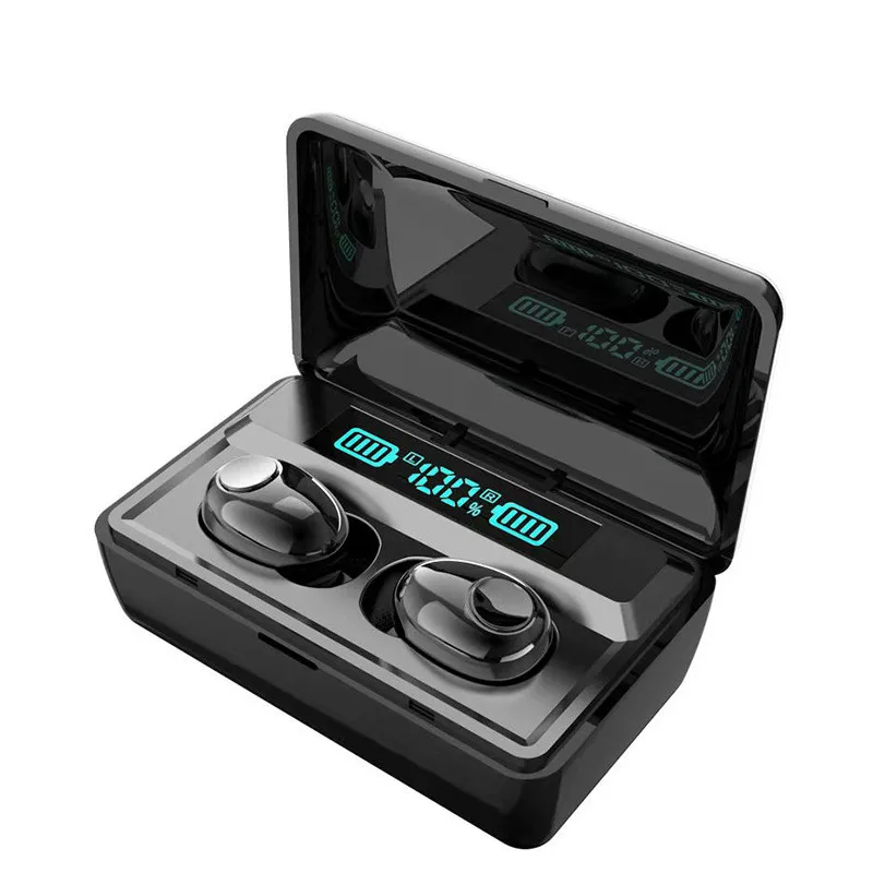 

T10 TWS Bluetooth 5.0 Earphone Wireless Sports Auricular Handsfree Earbuds Noise Cancelling Headset for Xiaomi Huwei Phone