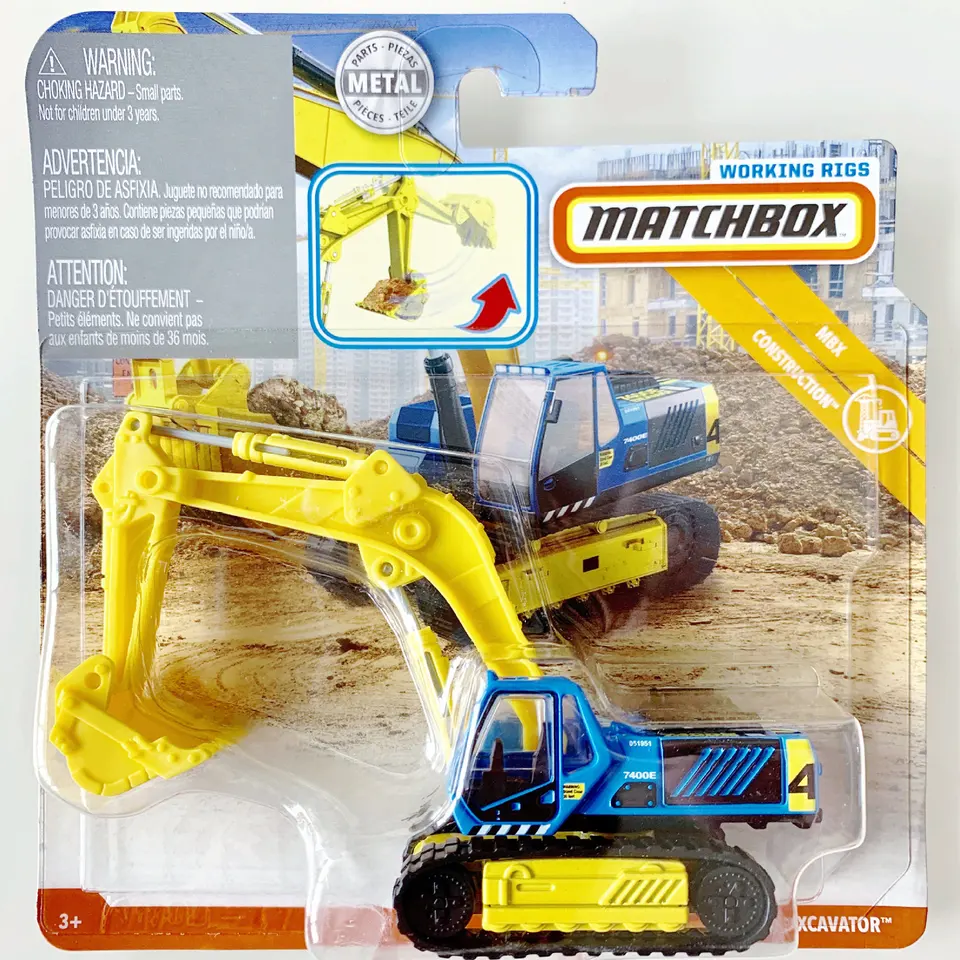 matchbox excavator truck