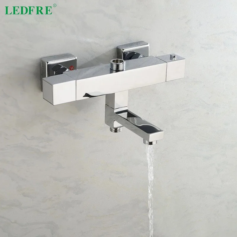 Ledfre Thermostatic Faucets Bathroom Mixer Bathtub Faucets Thermostatic