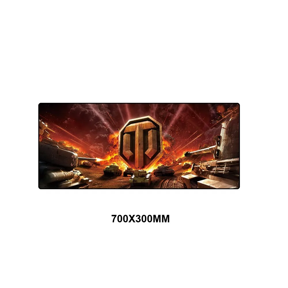 Коврик для мыши 70x30 см Коврик для мыши подарок для мальчика игровой коврик для мыши геймера персонализированные коврики для мыши Клавиатура компьютер PC коврик коврики World of Tanks - Цвет: TKSJ-043