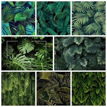 

Yeele Green Palm leaves Key Scene Personalized Photographic Backdrops Photography Backgrounds Grass Foliage For Photo Studio