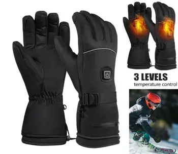 

Rechargeable Electric Warm Heated Gloves Motorcycle Bike Hunting Winter Warmer Golves Outdoor without battery