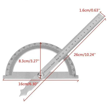 

Construction Angle Ruler Mapping Workshop Layout Tools Stainless steel