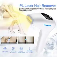 500000 импульсный IPL лазерный эпилятор для удаления волос Фотоэпилятор для лица лазерный эпилятор постоянный Триммер бикини Электрический депилятор