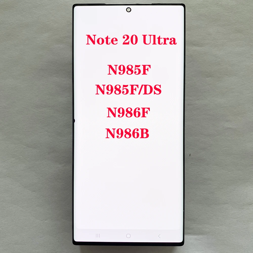 SUPER AMOLED для Samsung Note 20 ультратонкий ЖК-дисплей с рамкой 5G N985F/DS N986F N986B сенсорный