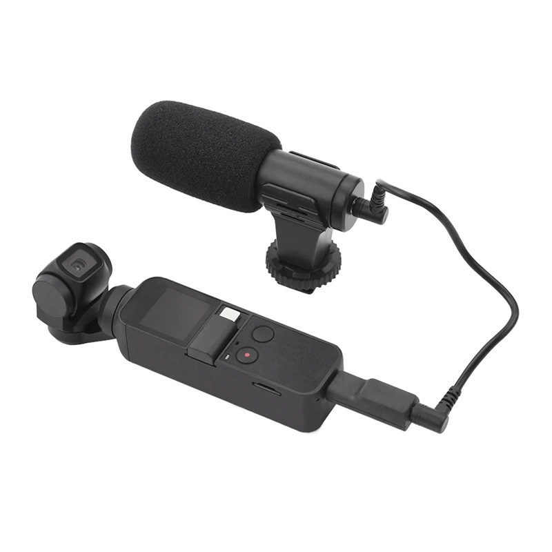 Портативный 3,5 мм микрофон для DJI Osmo Карманный с разъемом для кабеля передачи данных аксессуары для камеры