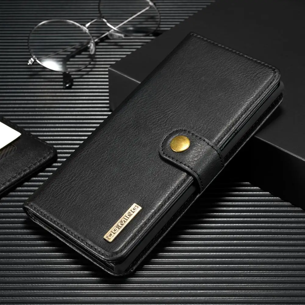 DG MING A7 A9 A6 плюс магнит кожаный чехол для samsung galaxy NOTE10 плюс S10 5G J4plus A10 A20 A30 A40 A50 A70 крышка