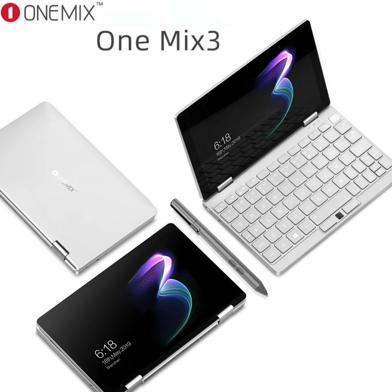 

One Netbook One Mix 3 Yoga Pocket Laptop Intel Core M3-8100Y Dual-Core 8.4" IPS screen Win 10 8GB DDR3 256GB PCI-E SSD notebook