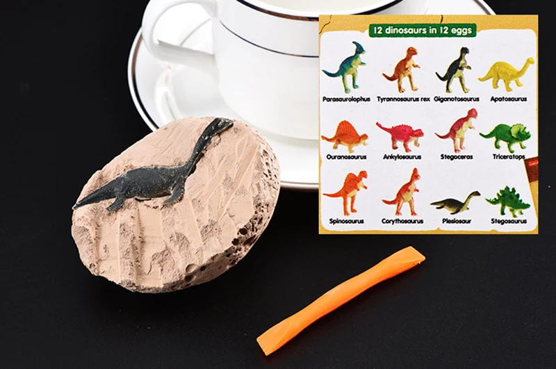 Динозавр Fossil archaetic DIY игрушка юрское Моделирование яйцо динозавра раскопки тираннозавр рекс модель обучающая игрушка