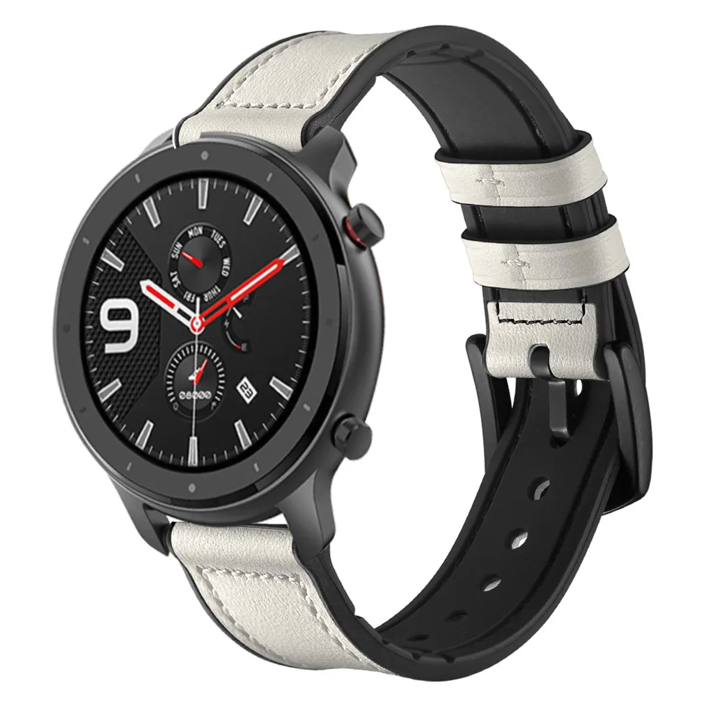 Ouhaobin ремешок для часов AMAZFIT GTR Смарт часы 42 мм Замена кожаный ремешок для наручных часов аксессуары