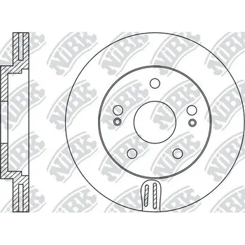 

Brake disc HYUNDAI SANTA FE (SM) 2.0-2.7 01-front vent.