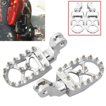 

Motorcycle Aluminum Rider wide Front Pedals Footpegs Footrests for Triumph Bonneville T100 T900 Trunxon 1200 2004-2015