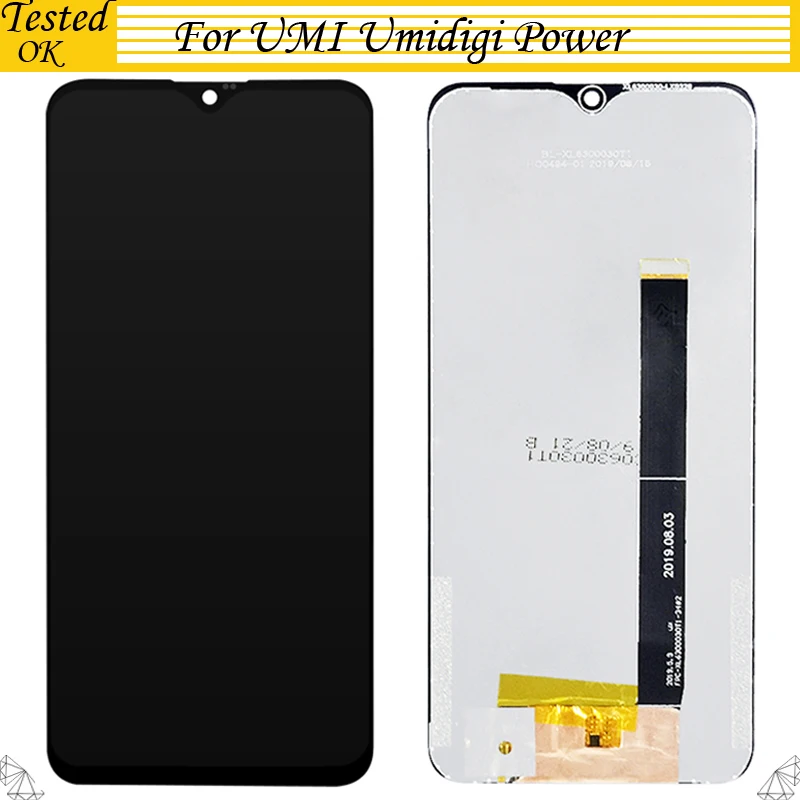 

6.3inch For UMI Umidigi Power LCD Display and Touch Screen Digitizer Assembly Repair Parts Tested Well For UMI Power LCD Screen