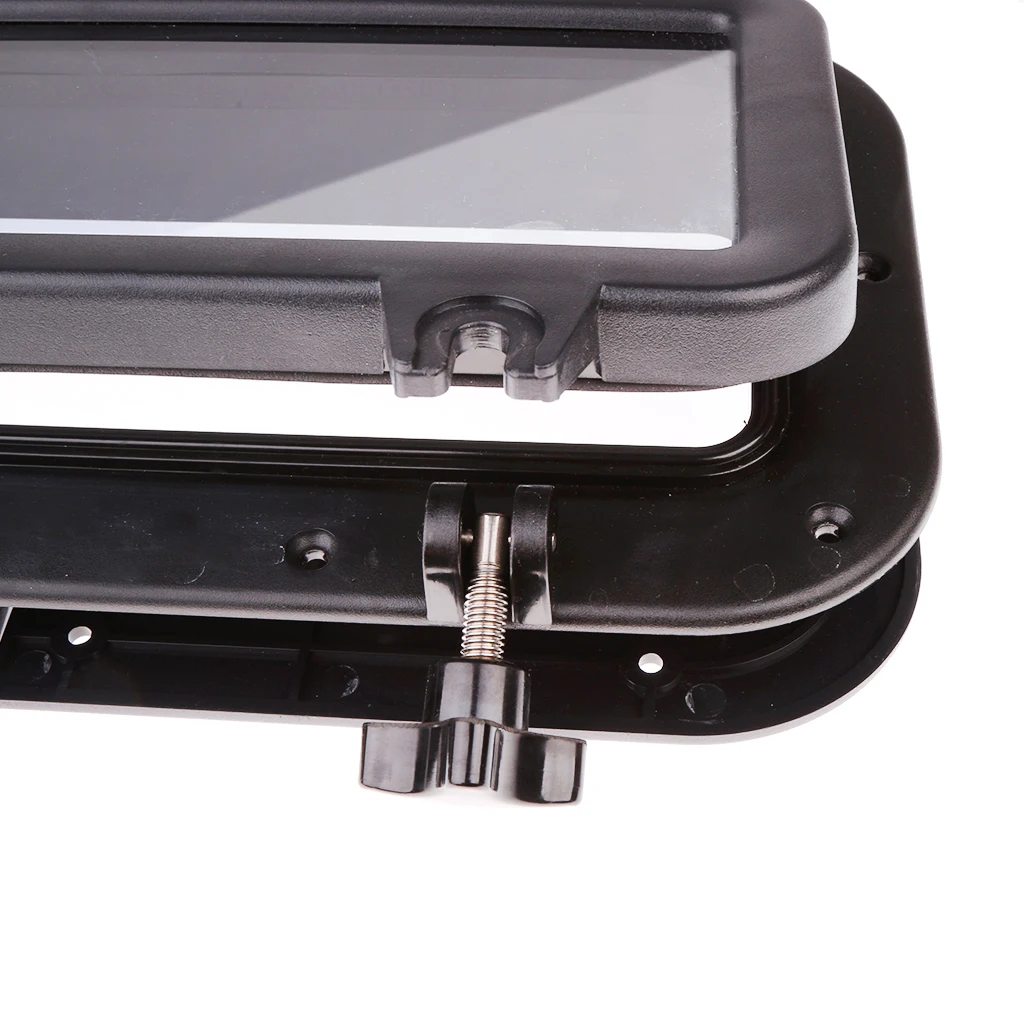 Boat Marine Porthole Portlight Window Rectangle Opening ABS Plastic