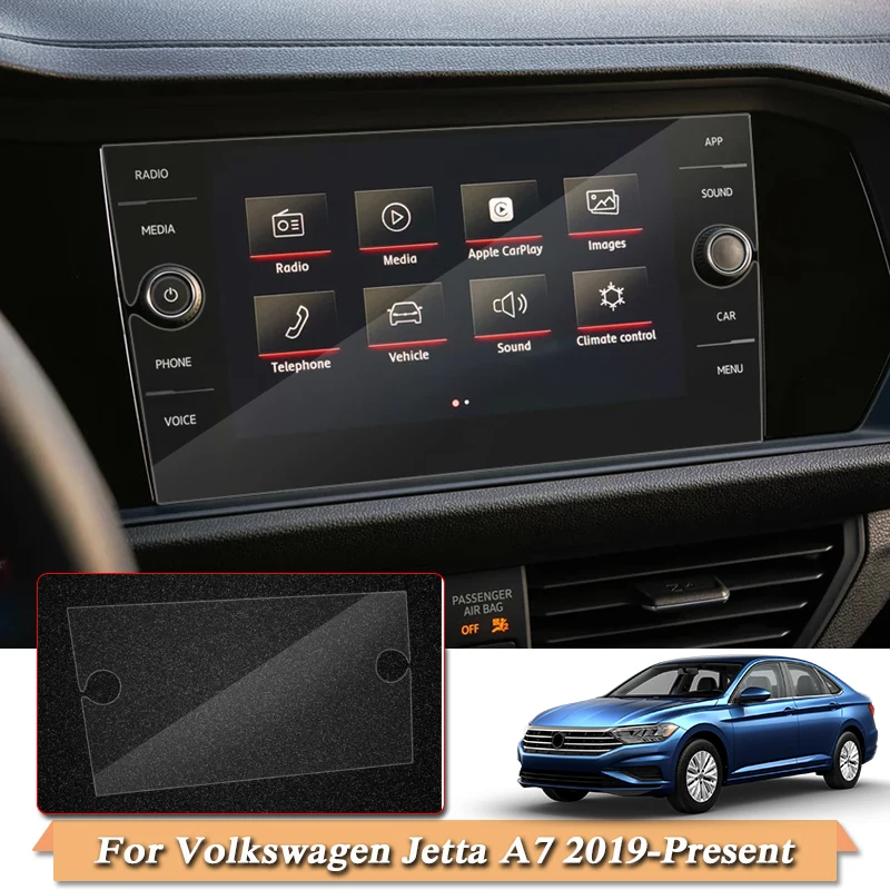 Стеклянная Защитная пленка для авто GPS-навигации Volkswagen Jetta A7 2019 управление