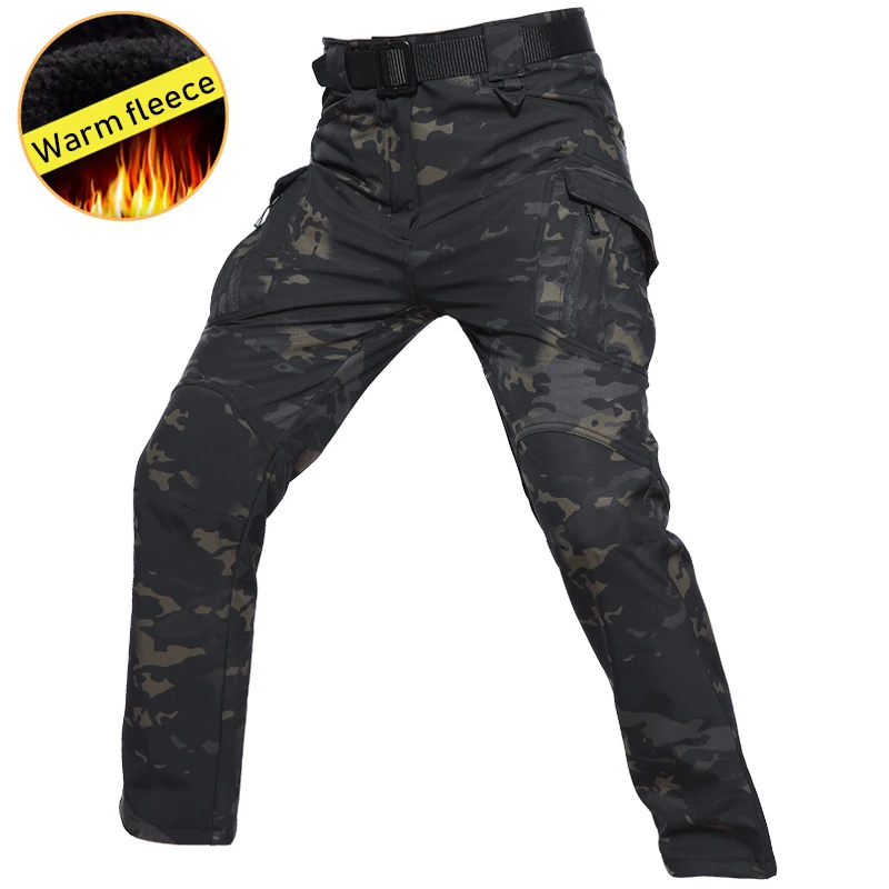 IX9 shadow pants USB Heated Softshell Jacket Men and Waterproof Tactical Fleece Trousers Winter Outdoor Warm Trekking Hunting Hiking Pants Women - Цвет: IX9 shadow pants