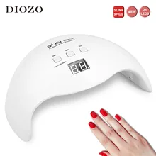 DIOZO SUN X9plus 48 Вт/54 Вт/36 Вт Светодиодная УФ-лампа для маникюра, подарочный набор, быстросохнущая лампа для ногтей, автоматическое распознавание маникюрных инструментов