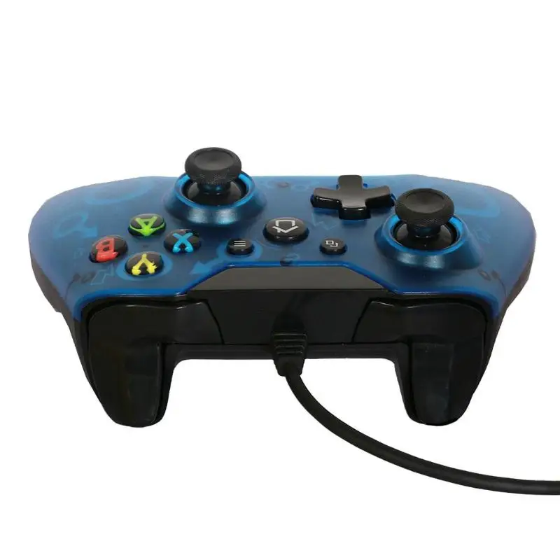 Новейший USB проводной игровой контроллер геймпад джойстик для Xbox One тонкий контроллер профессиональный двойной вибрации игровой контроллер
