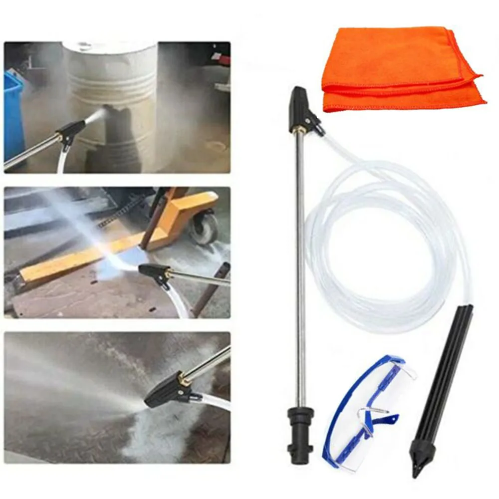 3 шт./компл. пескоструйная обработка Давление шайба для Karcher K2-K7 очки Полотенца тканевая Насадка спрей губка для мытья автомобиля садовый инвентарь