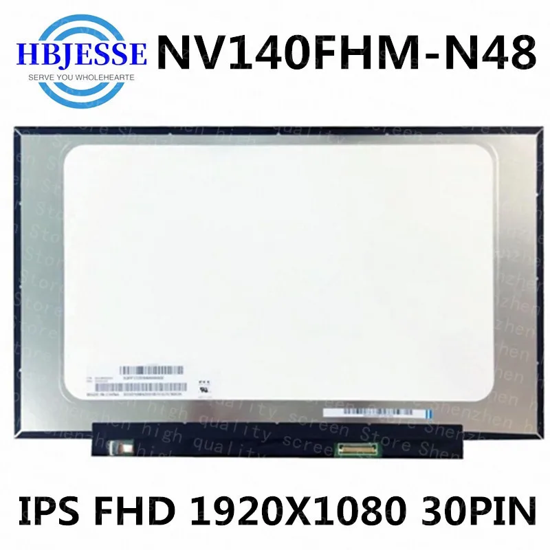 US $100.00 NV140FHMN48 IPS LCD Screen Matrix for Acer Swift 1 SF11432P2MS laptop 140FHD 1920X1080 30Pin NV140FHM N48 panel Replacement