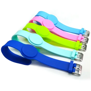 

Adjustable RFID Proximity Wristband Reusable Festival EM4100 Chip 125KHz Silicone Bracelet Waterproof For Swimming Pool