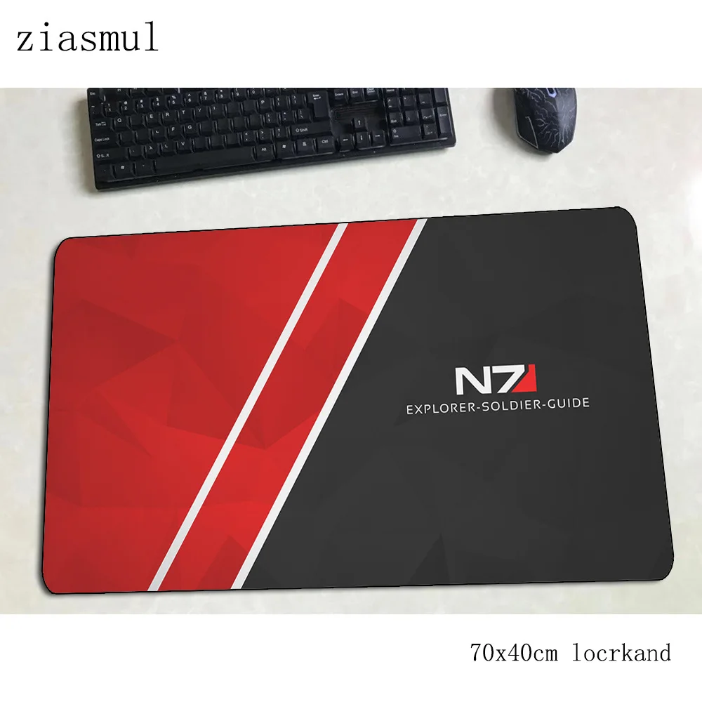 N7 коврик для мыши подарок на Хэллоуин компьютерный коврик 70x40 см игровой коврик для мыши большая Высококачественная клавиатура со встроенной мышью игры pc gamer стол