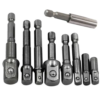 

Hex Shank Socket Adapter Drill Driver Bits Power Screwdriver Extension Bar Tools