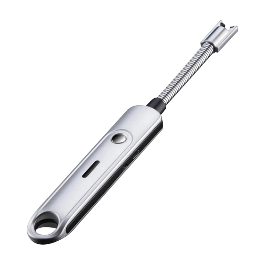 Portable Electric Gas Lighter No open flame 360Degree Rotation outdoor Windproof USB Charge BBQ Camping Electric Lighter kitchen bbq lighter butane gas lighter cigarette lighter