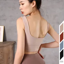 Спортивная Гимнастерка для занятий йогой и фитнесом, бесшовный дышащий спортивный бюстгальтер с полной чашкой, спортивные рубашки для спортзала, топы для бега и йоги, бюстгальтер, майка