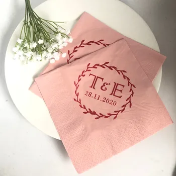 

Custom Name Pink Bride Groom Wedding Party Table Decoration Personalized Marriage Event Baby Shower Party Accessory Supplies