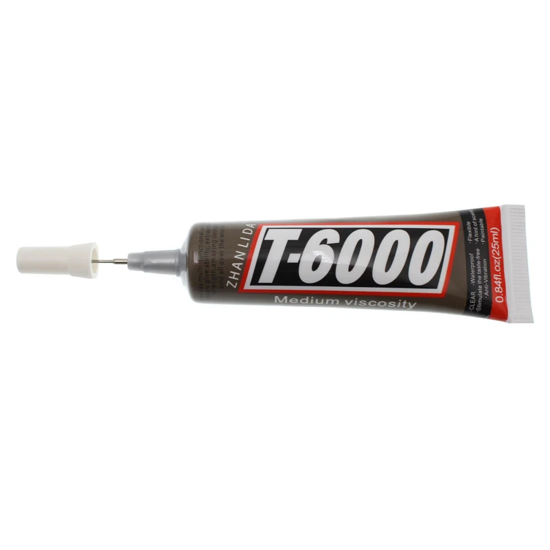 

1 Pcs Multifunction 25ML Super Liquid Touch Screen Strong T6000 Glue Fabric Auto Leather Adhesive Metal Wood