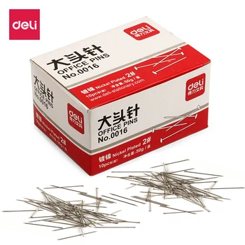 

50Pcs/Box Silver Metal Pins Sewing Marker Needle Dressmaking Pins DIY Handmade Make Binding School Office Supplies Stationery