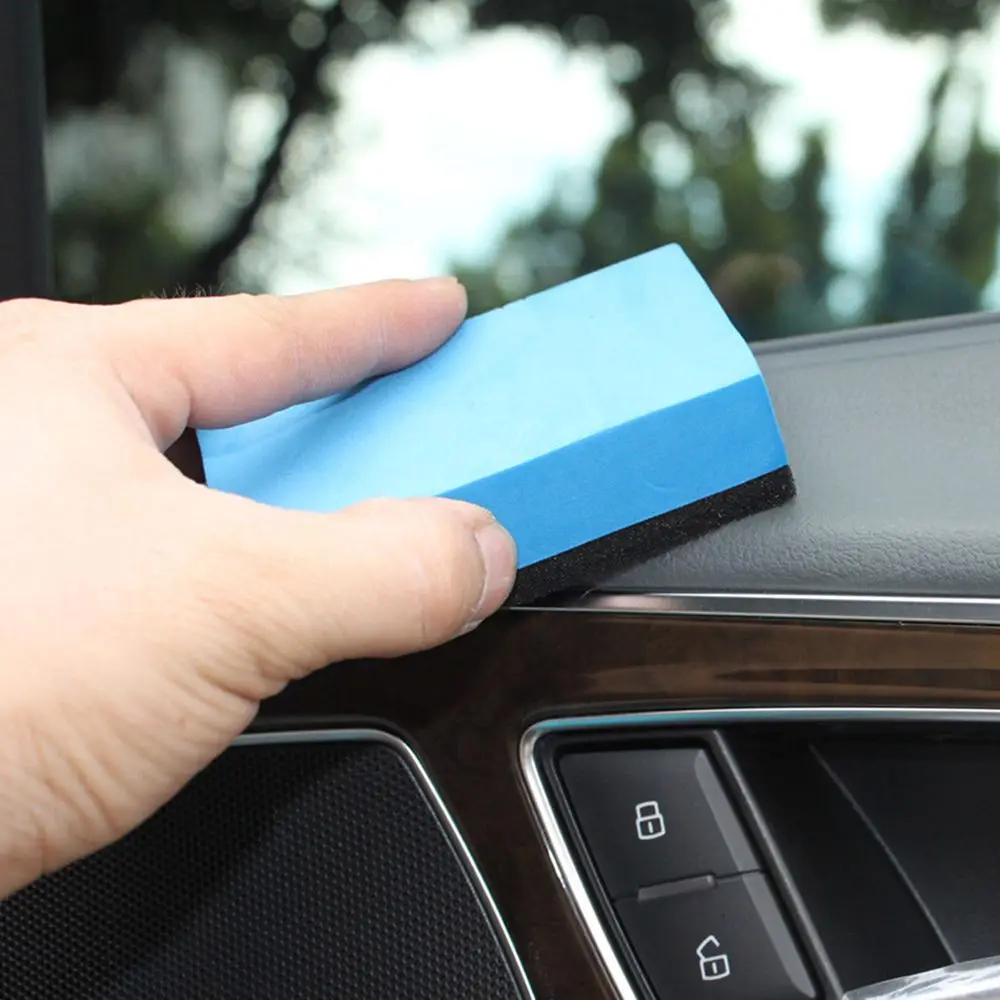 

2PC Practical Car Wash Foam Ceramic Coating Sponges Glass Nano Wax Coat Applicator Pad Auto Cleaning Tools Accessories